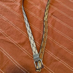 MK Leather Belt
